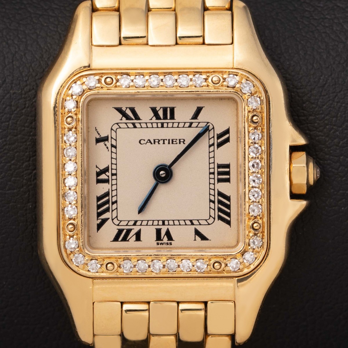 Panthere de Cartier Small Diamond Bezel 18K Yellow Gold Ref
