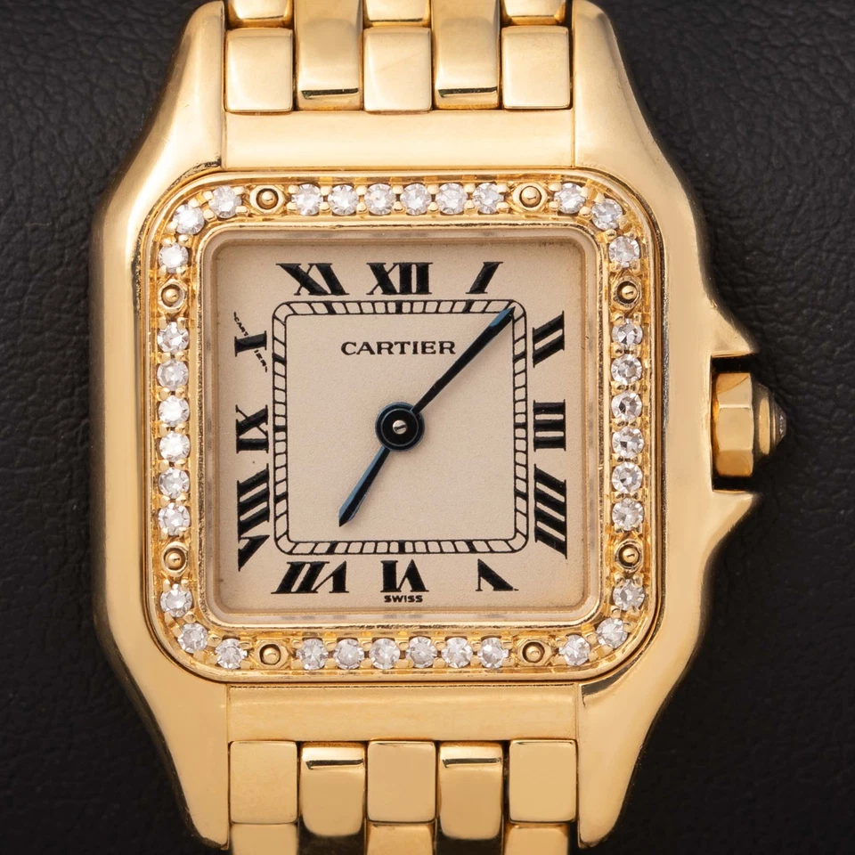 Panthere de Cartier Small Diamond Bezel 18K Yellow Gold Ref. WF3070B9
