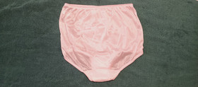 INTIMATE FASHIONS by TERI VINTAGE PANTIES sz 6 PINK w-BOW n OPEN LACE #A1-21