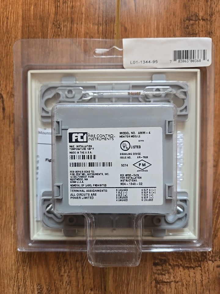 FCI Fire Control Instruments AMM-4 Monitor Module | eBay