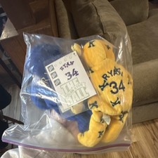 Salvino's Ryan 34 Plush Bear Yellow Blue for Ages 3 Years Up, 3-4, 4-7 Years