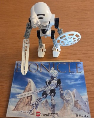    LEGO Bionicle 8536 Toa Kopaka, komplett inkl. Bauanleitung