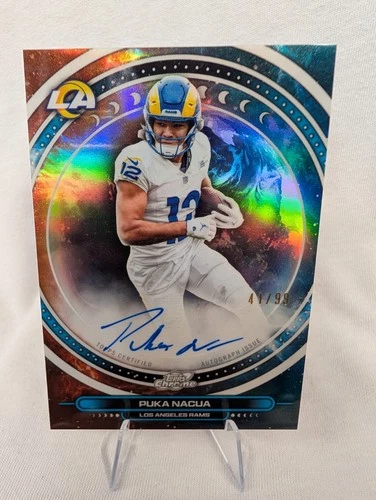 2025 Topps Chrome Puka Nacua Chrome Autographs (RAW)