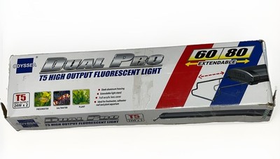 Odyssea Dual Pro T5 Aquarium Light | 60-80cm (24W x 2) HO Fluorescent