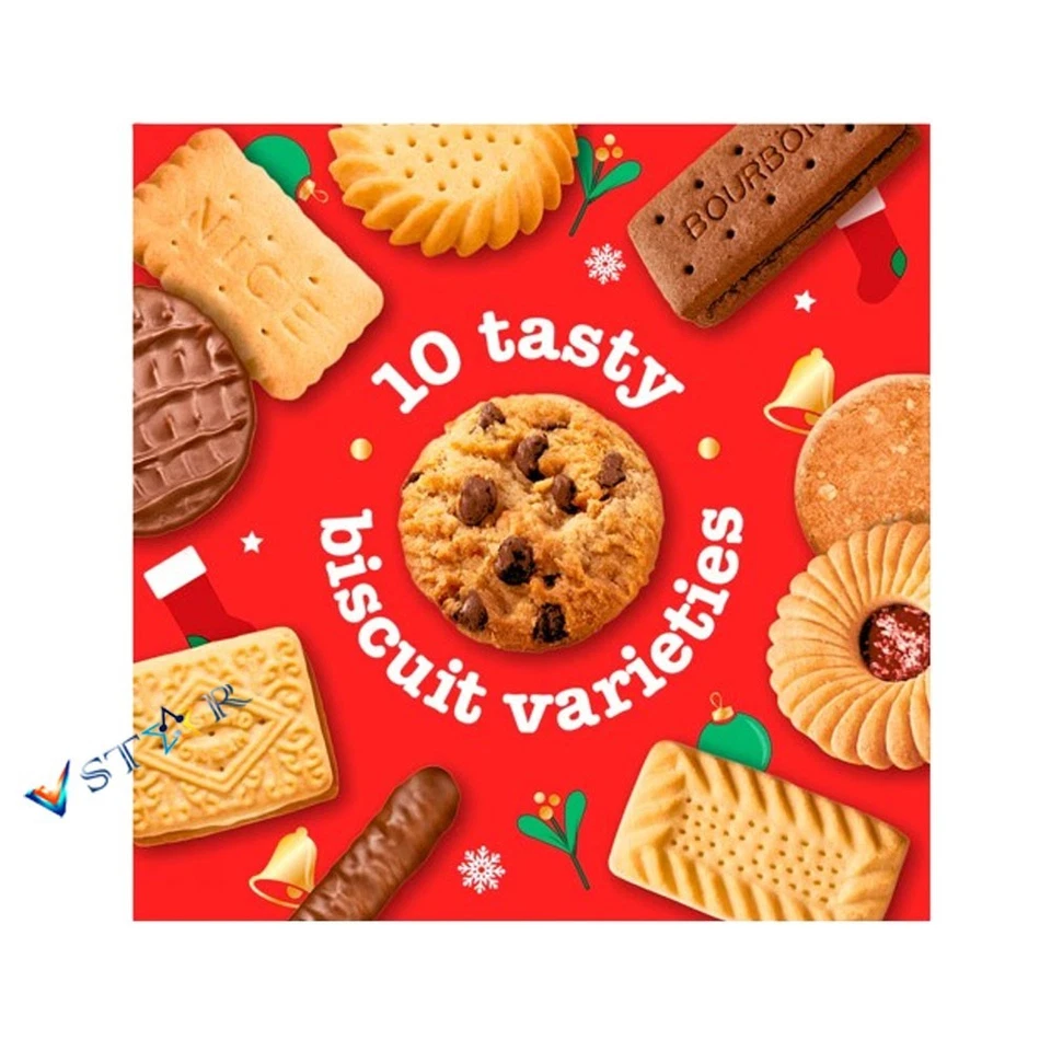McVitie Family Circle Biscuit Assortment 400g Assortment of creams chocolate Jam - Image 2 of 2