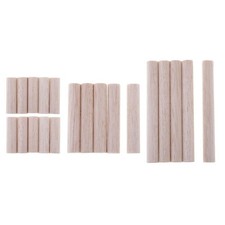 15mm Thick Round Balsa Wood Sticks Rods Wooden Dowel for