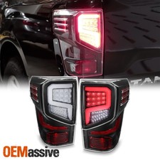 For 2016-2021 Nissan Titan Led Tail Lights Brake Lamps Black Housing Assemblies For 2016-2021 Nissan Titan Led Tail Lights Brake Lamps Black Housing Assemblies