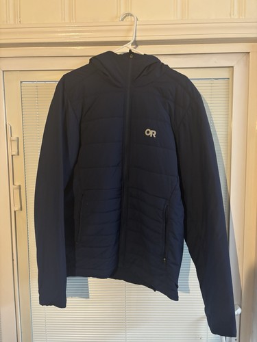 Outdoor Research Men’s Shadow Insulated Hoodie - MEDIUM CENOTE (navy)