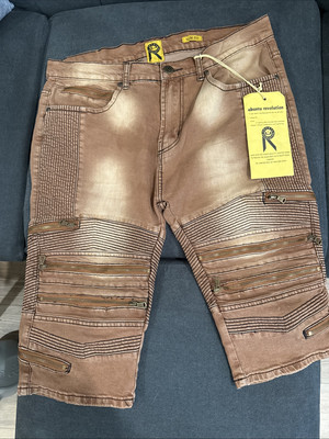 Ubuntu Revolution Tribal Brown Shorts Size 34  New With Tags