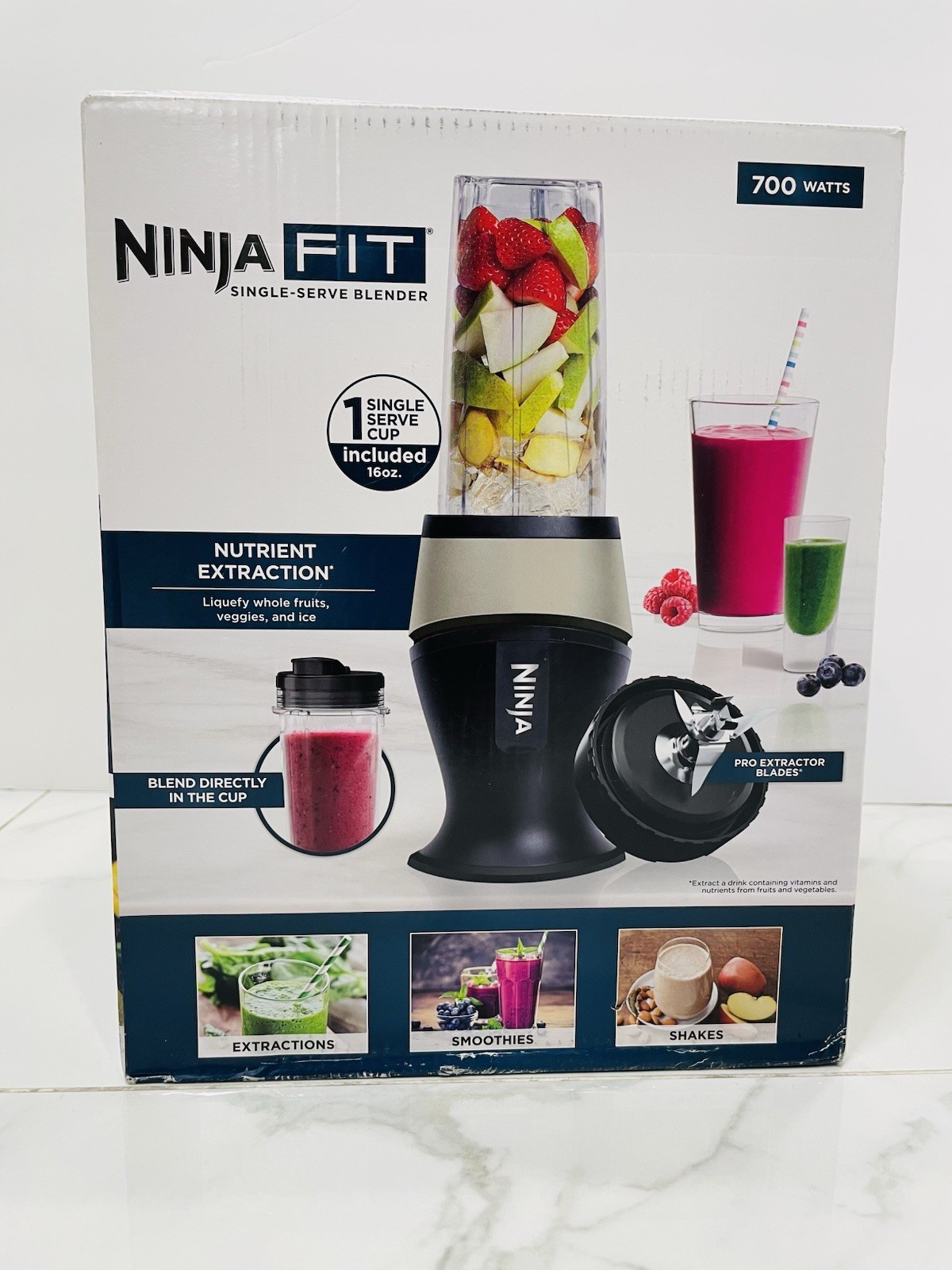 Ninja Fit 700W Single-Serve Blender QB2900SSBF for Smoothies-image