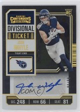2023 Panini Contenders Rookie Divisional Ticket 80/99 Josh Whyle #246 Auto 0e9k