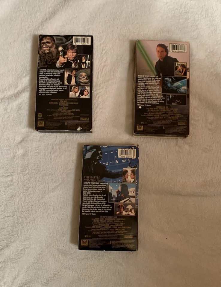 Star Wars Trilogy 1990 Theatrical VHS Trilogy Special Edition Box Set - Bild 2 von 4