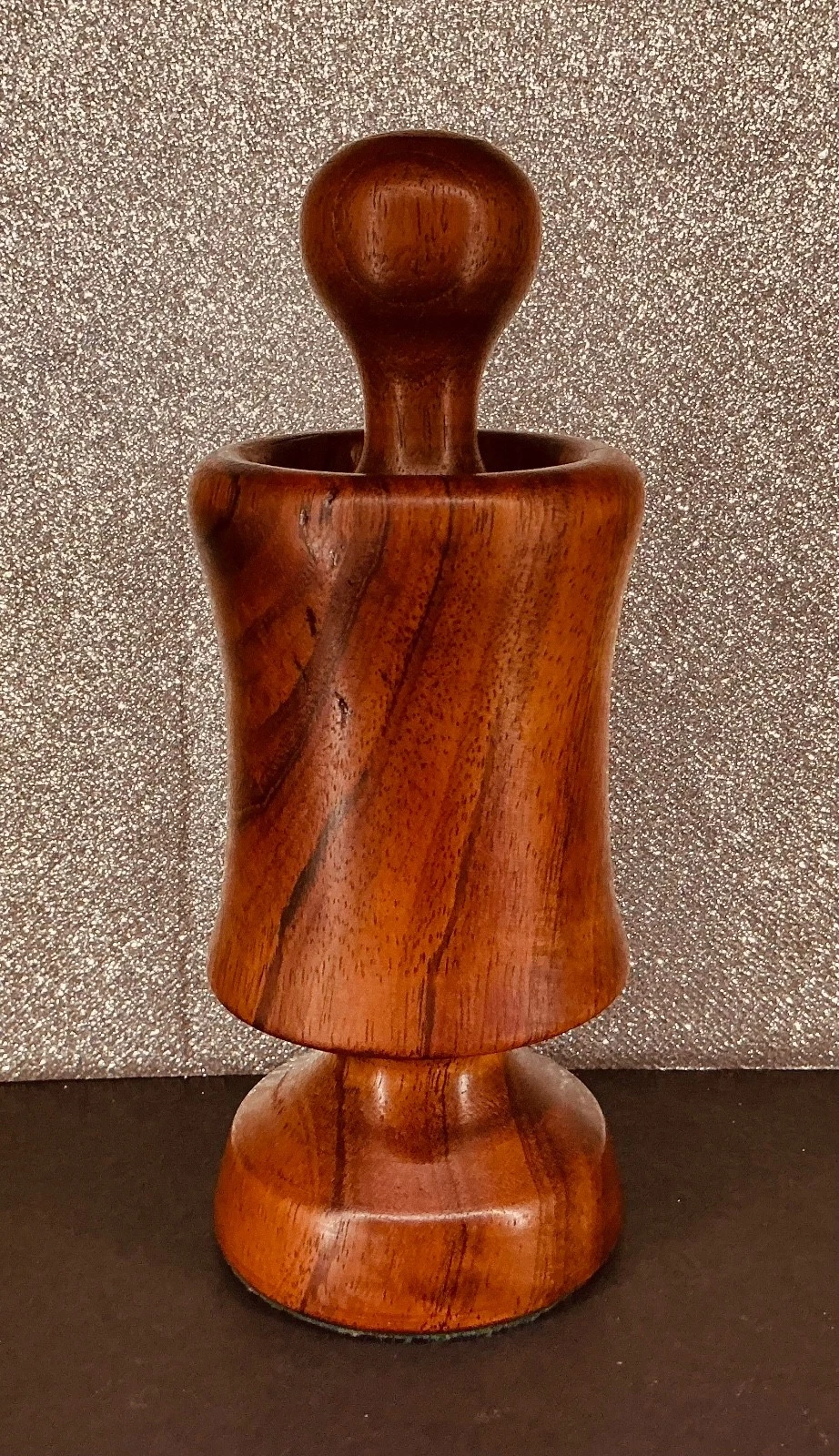 MORTAR AND PESTLE WOOD SET