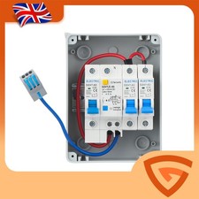 Mains Fuse Box For Camper safe Type A MCB Double Pole RCD Deluxe Prewired PO104