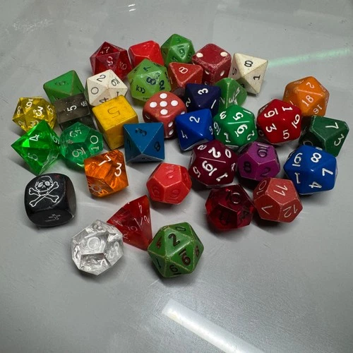 70s 80s Games Science Zocchi Games Workshop ~ Vintage Dice ~ Dungeons & Dragons