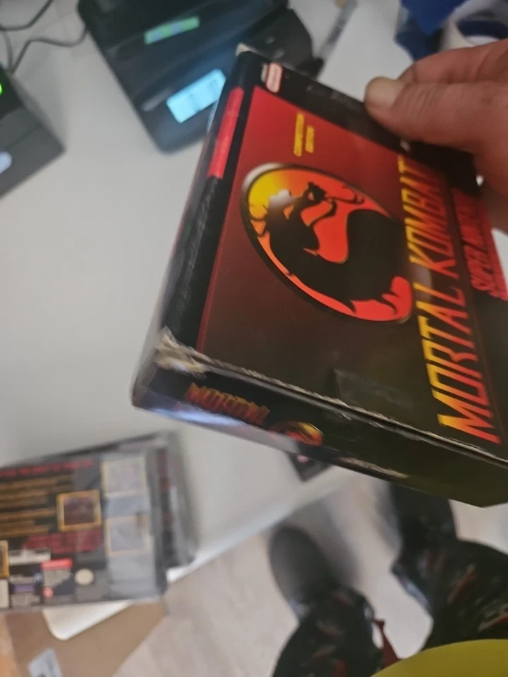 Lote Mortal Kombat 1 2 y 3 SNES Auténtico Probado Inserto Caja y Libros Más Foto 4 de 4
