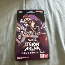 Bandai Code Geass Union Arena Booster Pack 12 Cards English Lelouch Vol.2