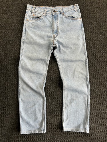 Vintage Levi’s 505 Jeans Orange Tab 32 x 30 Light Wash 1992 90’s Made in USA