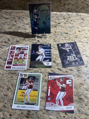 Panini Mac Jones 6 Rookie Card RC Lot New England Patriots San Francisco 49ers