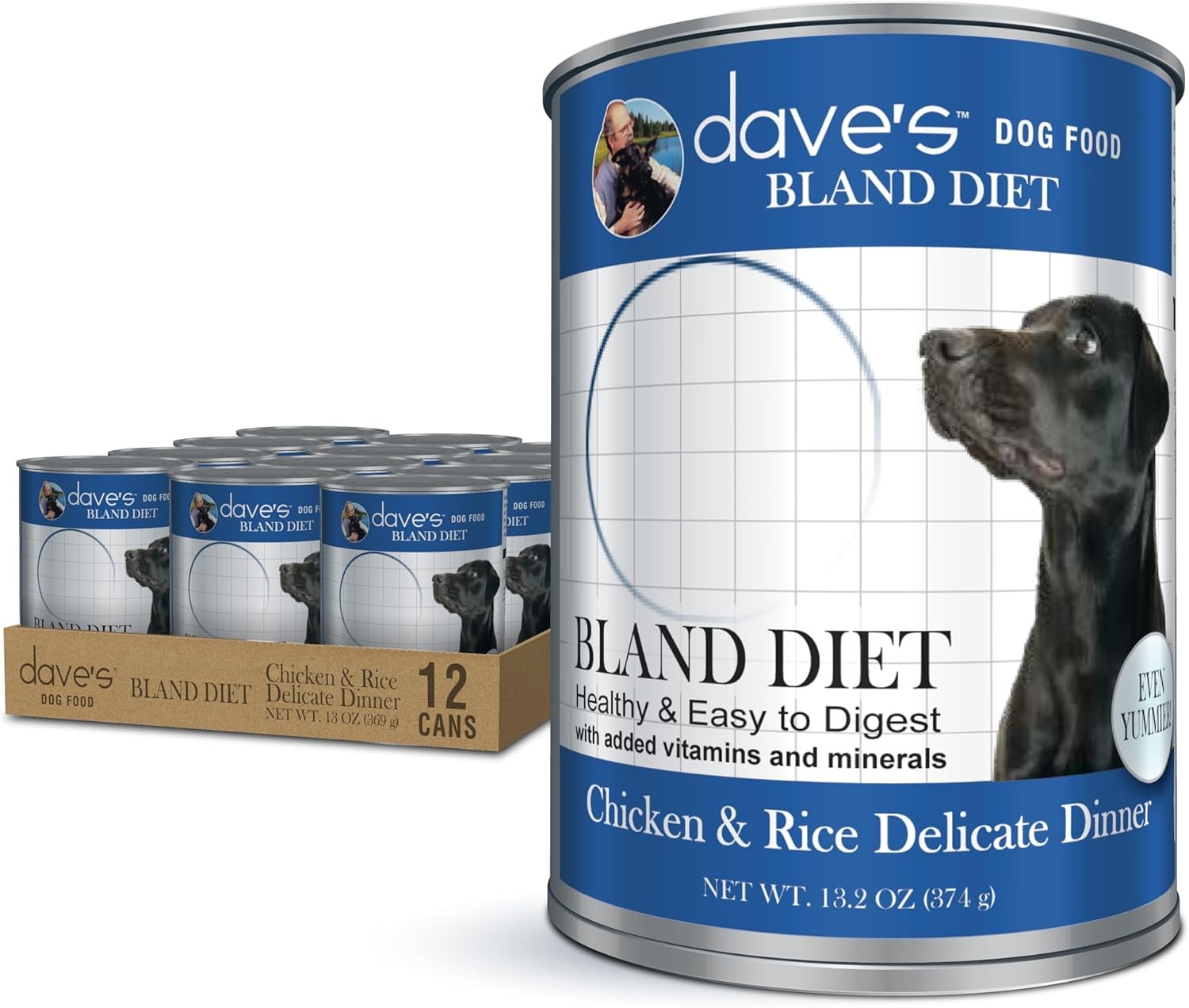 Bland Diet Dog Food Sensitive Stomach Easy To Digest 13.2 Oz 12 Case