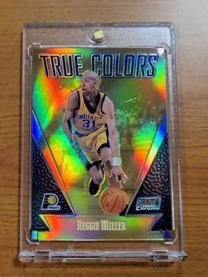 1999-00 Topps Stadium Club Chrome - True Colors Reggie Miller #TC9 Refractor