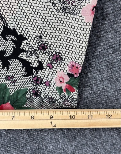 Conjunto de pijama ligero Je T’ador talla grande para mujer 2X rosas transparentes encaje sexy - Imagen 4 de 21