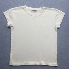 Michael Stars White T-Shirt Women’s One Size Original Tee Crewneck Classic