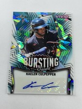 2025 Leaf Vivid Kaelen Culpepper Auto /10 Twins SSP