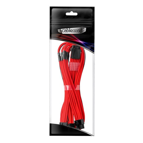 CableMod C-Series Pro ModMesh 12VHPWR auf 3x PCI-e Kabel für Corsair - 60cm, rot - Bild 3 von 3