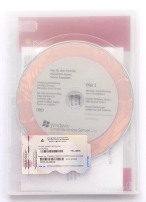 Microsoft Windows SBS Small Business Server 2008 Standard - inkl. 5 CAL -