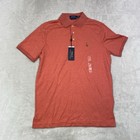 Polo Ralph Lauren Pink Polo Shirt Men’s Small Classic Fit Heather Cotton NWT $94