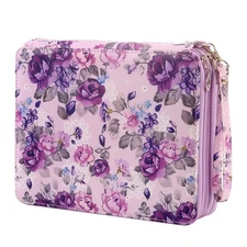 72 Slots Pencil Bag Organizer with Zipper for Watercolor Pens or Markers, Pen...