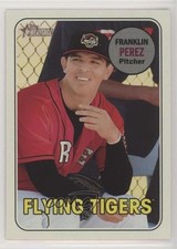 2018 Topps Heritage Minor League Edition Glossy Franklin Perez #6 0b5