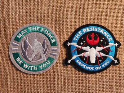 Funko Smugglers Bounty, SW, The Resistance, May the Force Be with You Patches
