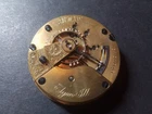 1887 Elgin 18s Pocket Watch Movement B.W. Raymond Railroad Grade 15j Ticks
