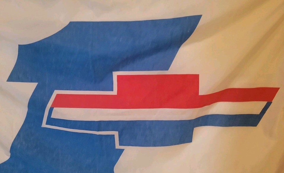 Rare Vintage Chevrolet One Dealership Flag 3 × 5 Feet, Chevy 1 Dealers ...