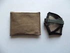 WW2 ORIGINAL MILITARY ISSUED GERMAN DUST GOGGLES & PAPER PACKET DATED 1944