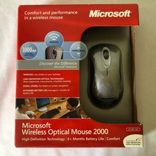 Microsoft Wireless Optical Tech 2000 Mouse NI...