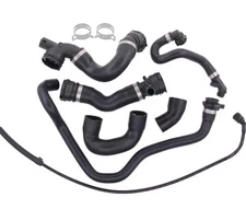 MOTOKU Radiator Coolant Water Hose Pipe Kit for BMW E90 128i 328i 2007-2011