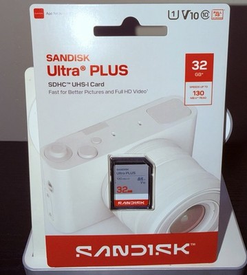 SanDisk Ultra PLUS 32GB - SDHC Card