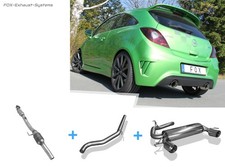  Racinganlage +Downpipe Opel Corsa D NRE Nürburgring-Edition je 100mm DW