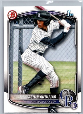 2025 Bowman Ashly Andujar - Prospects #BP-20 Colorado Rockies