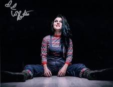 AEW NXT Leva Bates as Chucky Signed Autograph 8x10 Photo Horror