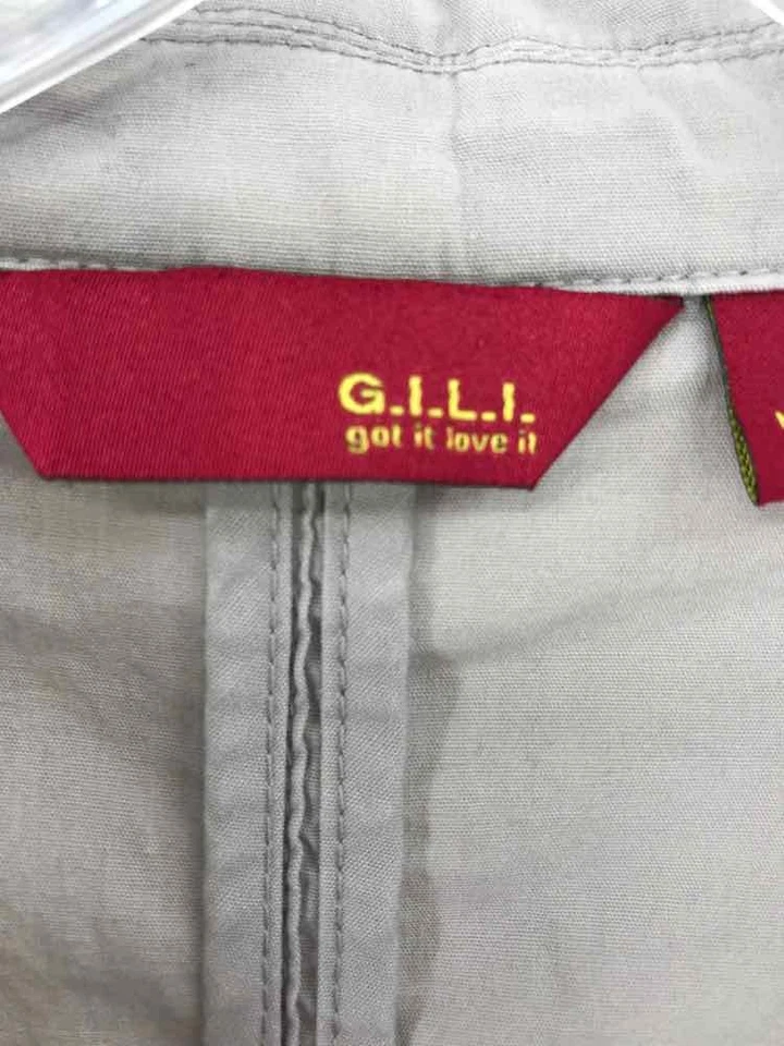 Pre-Owned G.I.L.I Grey Size 1X Open Jacket - Image 3 of 3