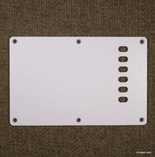 Cavity Cover Back Plate Fits Fender Stratocaster-WHITE A46