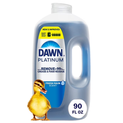 #ad Dawn Platinum Dishwashing Liquid Dish Soap Fresh Rain 90 fl. oz. $17.29