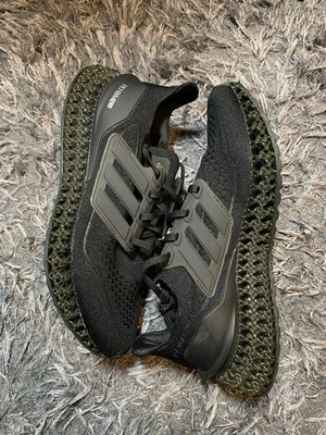 Adidas Ultra 4DFWD Shoes Mens Size 6.5 Black Carbon Primeknit Lattice GX6632