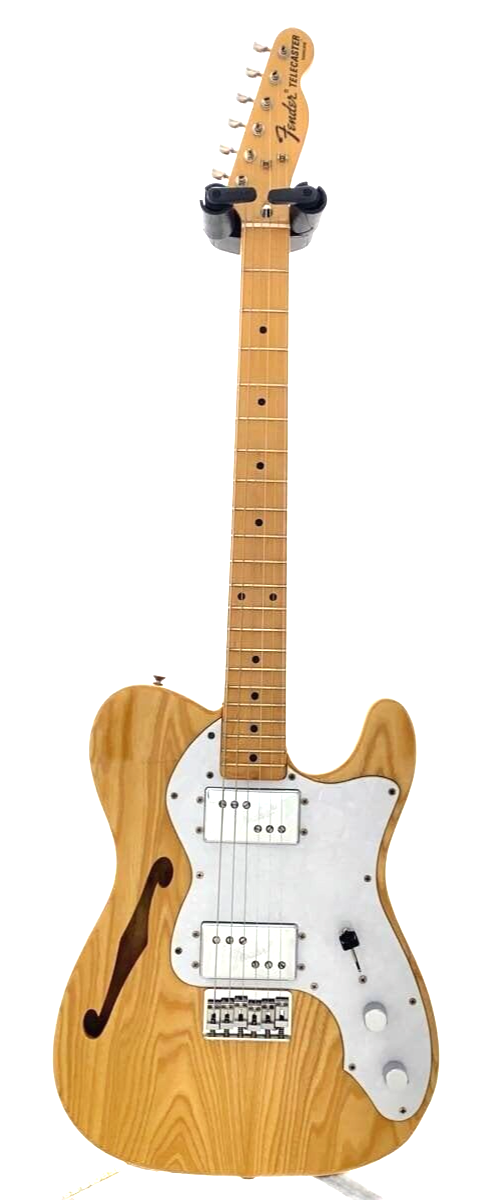 Fender Japan Thinline Telecaster Guitar TN72 Natural Humbucker PU