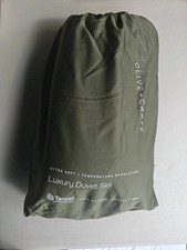 Olive  Crate Eucalyptus - OVERSIZE KING Duvet Cover Set Moss 3pc 