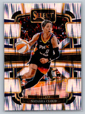 2024 Panini Select WNBA - Concourse Natasha Cloud #37 Silver Flash Prizm